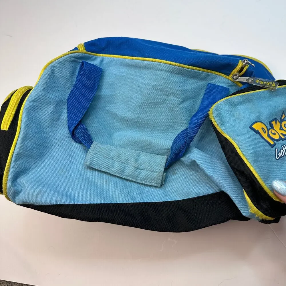Vintage Pokemon Pikachu Duffle Gym Overnight Bag